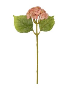 GloboStar® Artificial Garden SALMON SEDUM BRANCH 21337 Τεχνητό Διακοσμητικό Κλαδί Ροζ Σέδο Y38cm