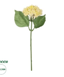GloboStar® Artificial Garden WHITE SEDUM BRANCH 21339 Τεχνητό Διακοσμητικό Κλαδί Λευκό Σέδο Y38cm