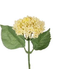 GloboStar® Artificial Garden WHITE SEDUM BRANCH 21339 Τεχνητό Διακοσμητικό Κλαδί Λευκό Σέδο Y38cm