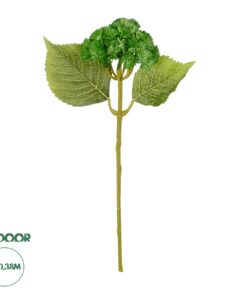 GloboStar® Artificial Garden OLIVE GREEN SEDUM BRANCH 21340 Τεχνητό Διακοσμητικό Κλαδί Πράσινο Σέδο Y38cm