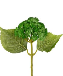 GloboStar® Artificial Garden OLIVE GREEN SEDUM BRANCH 21340 Τεχνητό Διακοσμητικό Κλαδί Πράσινο Σέδο Y38cm