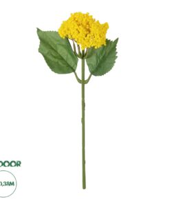 GloboStar® Artificial Garden YELLOW SEDUM BRANCH 21342 Τεχνητό Διακοσμητικό Κλαδί Κίτρινο Σέδο Y38cm