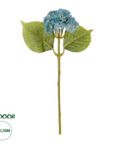 GloboStar® Artificial Garden SKY BLUE SEDUM BRANCH 21343 Τεχνητό Διακοσμητικό Κλαδί Γαλάζιο Σέδο Y38cm