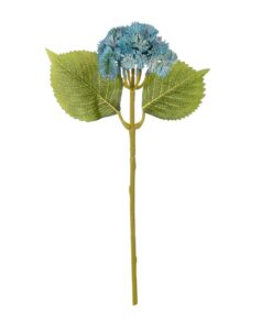 GloboStar® Artificial Garden SKY BLUE SEDUM BRANCH 21343 Τεχνητό Διακοσμητικό Κλαδί Γαλάζιο Σέδο Y38cm