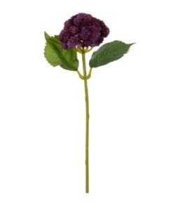 GloboStar® Artificial Garden HOT PINK SEDUM BRANCH 21344 Τεχνητό Διακοσμητικό Κλαδί Ροζ Σέδο Y38cm