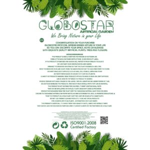 GloboStar® Artificial Garden VARIOUS HANGING PLANT 20623 Τεχνητό Κρεμαστό Διακοσμητικό Φυτό Φτέρης Π60 x Μ60 x Y70cm