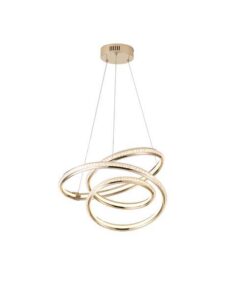 ΦΩΤΙΣΤΙΚΟ ΚΡΕΜΑΣΤΟ ΑΛΟΥΜΙΝΙO LED 38W 3000Κ 500x1200mm  ΧΡΥΣΟ ARTE ILLUMINA ORION