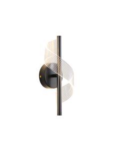 ΑΠΛΙΚΑ ΑΚΡΥΛΙΚΗ 8W 720Lm 3000K 650X490mm ΜΑΥΡO ARTE ILLUMINA SILK