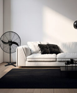 ΑΝΕΜΙΣΤΗΡΑΣ ΒΙΟΜΗΧΑΝΙΚΟΣ ΜΕΤΑΛΛΙΚΟΣ ΟΡΘΟΣΤΑΤΗΣ ΜΑΥΡΟΣ ΜΕ ΚΟΝΤΡΟΛ Φ66 115W DC ΜΟΤΕΡ EUROLAMP 300-23509