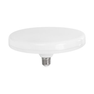 GloboStar® 60072 Λάμπα LED E27 UFO F220 32W 230V 3200lm 180° AC 220-240V IP20 Ψυχρό Λευκό 6000K – Μ22 x Π22 x Υ7cm – 3 Χρόνια Εγγύηση