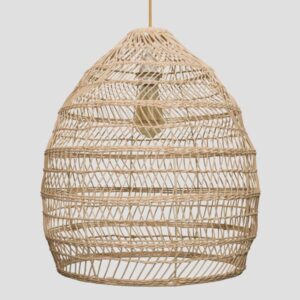 ΦΩΤΙΣΤΙΚΟ ΚΡΕΜΑΣΤΟ ΜΟΝΟΦΩΤΟ Ε27 Φ45×50 RATTAN (ΨΑΘΙΝΟ) ARTE ILLUMINA