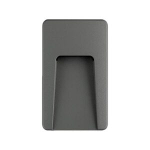 ΦΩΤΙΣΤΙΚΟ ΤΟΙΧΟΥ SLIM LED 3W IP65 230V 4000K 90X150mm ΓΡΑΦΙΤΗΣ PRO ARTE ILLUMINA