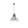 ΦΩΤΙΣΤΙΚΟ ΚΡΕΜΑΣΤΟ ΜΕΤΑΛΛΟ 1XE27  MAX 40W 360X360X1380mm ΜΑΥΡΟ ARTE ILLUMINA TASSEL