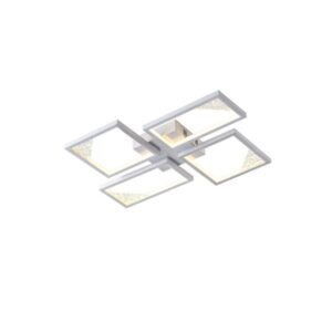 ΦΩΤΙΣΤΙΚΟ ΟΡΟΦΗΣ ΑΛΟΥΜΙΝΙΟ LED 36W 3000K 900Lm 450X580X55mm ΜΑΥΡΟ ARTE ILLUMINA SQUARE