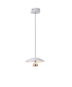 ΦΩΤΙΣΤΙΚΟ ΚΡΕΜΑΣΤΟ ΑΛΟΥΜΙΝΙΟ LED 8W 3000Κ 400Lm Φ230mm ΧΡΥΣΟ ARTE ILLUMINA ENIGMA