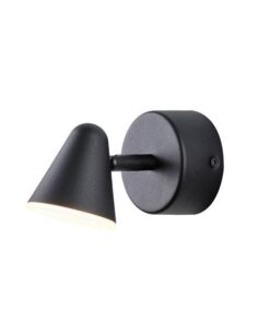 ΑΠΛΙΚΑ ΤΟΙΧΟΥ 5W 3000K 80Χ135mm ΜΑΥΡΟ ARTE ILLUMINA CAMPANELLE