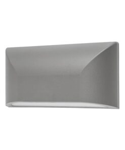 ΑΠΛΙΚΑ ΤΟΙΧΟΥ LED SLIM 6W IP65 220-240V 4000K 220X51X113mm ΓΚΡΙ PRO ARTE ILLUMINA