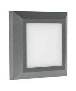 ΦΩΤΙΣΤΙΚΟ ΤΟΙΧΟΥ SLIM LED 3W IP65 230V 3CCT 125X125mm ΓΡΑΦΙΤΗΣ PRO ARTE ILLUMINA