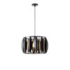 ΦΩΤΙΣΤΙΚΟ ΚΡΕΜΑΣΤΟ ΜΕΤΑΛΛΟ 1XE27  MAX 40W 425X425X1300mm ΜΑΥΡΟ ARTE ILLUMINA CROWN
