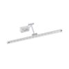 ΦΩΤΙΣΤΙΚΟ ΜΠΑΝΙΟΥ ΑΛΟΥΜΙΝΙΟ 14W 3CCT 600mm (βάση 80X40mm)  IP44 ΝΙΚΕΛ ARTE ILLUMINA LANO