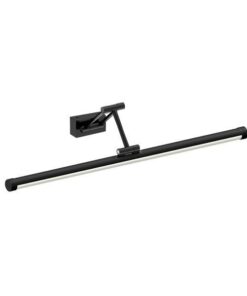 ΦΩΤΙΣΤΙΚΟ ΜΠΑΝΙΟΥ ΑΛΟΥΜΙΝΙΟ 14W 3CCT 600mm (βάση 80X40mm) IP44 ΜΑΥΡΟ ARTE ILLUMINA LANO