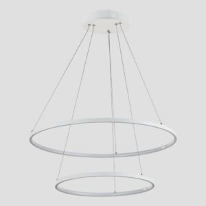 ΦΩΤΙΣΤΙΚΟ ΚΡΕΜΑΣΤΟ ΣΤΡΟΓΓΥΛΟ LED 37W Φ40XΦ60X120 ΛΕΥΚΟ ARTE ILLUMINA DOPPIA