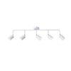 ΣΠΟΤ ΜΕΤΑΛΛΙΚΟ 5ΦΩΤΟ 5XGU10 Max 7W  800X90X230mm ΛΕΥΚΟ  ARTE ILLUMINA OLYMP