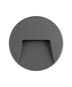 ΦΩΤΙΣΤΙΚΟ ΤΟΙΧΟΥ SLIM LED 3W IP65 230V 4000K Φ135mm ΓΡΑΦΙΤΗΣ PRO ARTE ILLUMINA