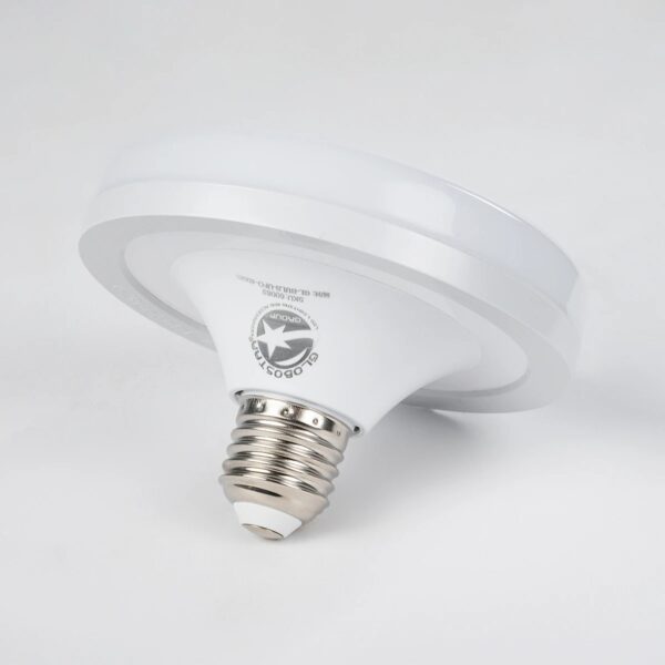 GloboStar® 60071 Λάμπα LED E27 UFO F120 22W 230V 2068lm 180° IP20 Θερμό Λευκό 2700k – Μ12 x Π12 x Υ7.5cm – 3 Χρόνια Εγγύηση
