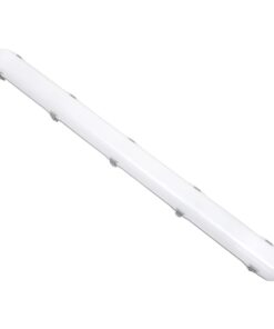 GLOBOSTAR® EMERGANO 60180 120cm Γραμμικό Βιομηχανικό Φωτιστικό Tri-Proof Τεχνολογίας Emergency με Ενσωματωμένη Μπαταρία Li-Ion 3.7V 5000mAH & Αυτονομία 3 Ώρες LED 48W 5760lm 120° AC 220-240V Αδιάβροχο IP65 Ψυχρό Λευκό 6000K – LUMILEDs SMD Chip & TÜV SÜD Driver – Γκρι με Γαλακτερό Κάλυμμα Πλαστικό PC – Μ120 x Π10.5 x Υ8cm – 5 Χρόνια Εγγύση