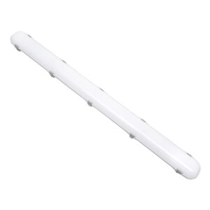GLOBOSTAR® EMERGANO 60180 120cm Γραμμικό Βιομηχανικό Φωτιστικό Tri-Proof Τεχνολογίας Emergency με Ενσωματωμένη Μπαταρία Li-Ion 3.7V 5000mAH & Αυτονομία 3 Ώρες LED 48W 5760lm 120° AC 220-240V Αδιάβροχο IP65 Ψυχρό Λευκό 6000K – LUMILEDs SMD Chip & TÜV SÜD Driver – Γκρι με Γαλακτερό Κάλυμμα Πλαστικό PC – Μ120 x Π10.5 x Υ8cm – 5 Χρόνια Εγγύση