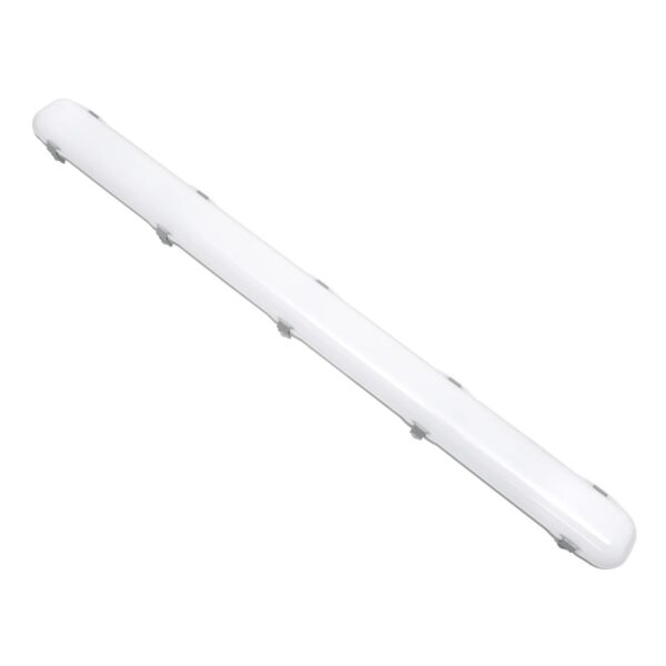 GLOBOSTAR® EMERGANO 60180 120cm Γραμμικό Βιομηχανικό Φωτιστικό Tri-Proof Τεχνολογίας Emergency με Ενσωματωμένη Μπαταρία Li-Ion 3.7V 5000mAH & Αυτονομία 3 Ώρες LED 48W 5760lm 120° AC 220-240V Αδιάβροχο IP65 Ψυχρό Λευκό 6000K – LUMILEDs SMD Chip & TÜV SÜD Driver – Γκρι με Γαλακτερό Κάλυμμα Πλαστικό PC – Μ120 x Π10.5 x Υ8cm – 5 Χρόνια Εγγύση