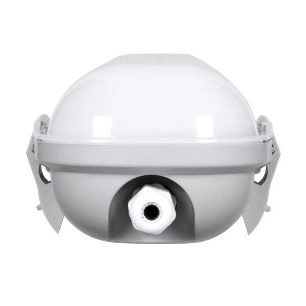GLOBOSTAR® EMERGANO 60180 120cm Γραμμικό Βιομηχανικό Φωτιστικό Tri-Proof Τεχνολογίας Emergency με Ενσωματωμένη Μπαταρία Li-Ion 3.7V 5000mAH & Αυτονομία 3 Ώρες LED 48W 5760lm 120° AC 220-240V Αδιάβροχο IP65 Ψυχρό Λευκό 6000K – LUMILEDs SMD Chip & TÜV SÜD Driver – Γκρι με Γαλακτερό Κάλυμμα Πλαστικό PC – Μ120 x Π10.5 x Υ8cm – 5 Χρόνια Εγγύση