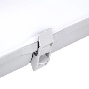 GLOBOSTAR® EMERGANO 60180 120cm Γραμμικό Βιομηχανικό Φωτιστικό Tri-Proof Τεχνολογίας Emergency με Ενσωματωμένη Μπαταρία Li-Ion 3.7V 5000mAH & Αυτονομία 3 Ώρες LED 48W 5760lm 120° AC 220-240V Αδιάβροχο IP65 Ψυχρό Λευκό 6000K – LUMILEDs SMD Chip & TÜV SÜD Driver – Γκρι με Γαλακτερό Κάλυμμα Πλαστικό PC – Μ120 x Π10.5 x Υ8cm – 5 Χρόνια Εγγύση