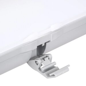 GLOBOSTAR® EMERGANO 60180 120cm Γραμμικό Βιομηχανικό Φωτιστικό Tri-Proof Τεχνολογίας Emergency με Ενσωματωμένη Μπαταρία Li-Ion 3.7V 5000mAH & Αυτονομία 3 Ώρες LED 48W 5760lm 120° AC 220-240V Αδιάβροχο IP65 Ψυχρό Λευκό 6000K – LUMILEDs SMD Chip & TÜV SÜD Driver – Γκρι με Γαλακτερό Κάλυμμα Πλαστικό PC – Μ120 x Π10.5 x Υ8cm – 5 Χρόνια Εγγύση