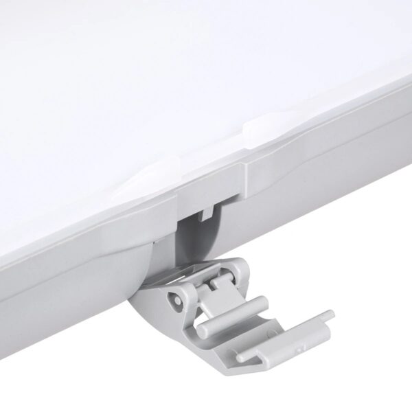 GLOBOSTAR® EMERGANO 60180 120cm Γραμμικό Βιομηχανικό Φωτιστικό Tri-Proof Τεχνολογίας Emergency με Ενσωματωμένη Μπαταρία Li-Ion 3.7V 5000mAH & Αυτονομία 3 Ώρες LED 48W 5760lm 120° AC 220-240V Αδιάβροχο IP65 Ψυχρό Λευκό 6000K – LUMILEDs SMD Chip & TÜV SÜD Driver – Γκρι με Γαλακτερό Κάλυμμα Πλαστικό PC – Μ120 x Π10.5 x Υ8cm – 5 Χρόνια Εγγύση
