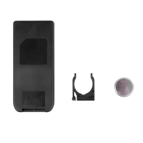 GLOBOSTAR® SMARTGROUP-REM 61703 Ασύρματο Χειριστήριο IR για όλα τα Φωτιστικά Τεχνολογίας Smart Group Linkable Control System 2.4Ghz DC 3V CR 2032 IP20 Γκρι με Μαύρο Πλαστικό ABS – Μ9 x Π4 x Υ1.5cm – 5 Χρόνια Εγγύηση