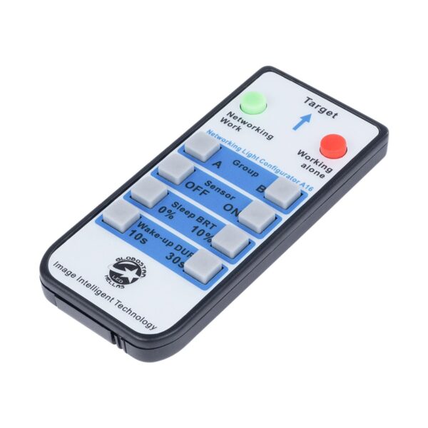 GLOBOSTAR® SMARTGROUP-REM 61703 Ασύρματο Χειριστήριο IR για όλα τα Φωτιστικά Τεχνολογίας Smart Group Linkable Control System 2.4Ghz DC 3V CR 2032 IP20 Γκρι με Μαύρο Πλαστικό ABS – Μ9 x Π4 x Υ1.5cm – 5 Χρόνια Εγγύηση