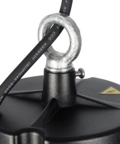 GLOBOSTAR® INDUSTRY 61704 Βιομηχανικό Φωτιστικό Καμπάνα High Bay UFO Τεχνολογίας Smart Group Linkable Control System 2.4Ghz με Αισθητήρα Κίνησης Microwave LED 100W 15000lm SDCM<5 90° AC 85-265V Αδιάβροχο IP65 IK08 Φυσικό Λευκό 5000K - 175 x Sanan Opto SMD Chip & TÜV SÜD Driver - Μαύρο Χυτό Αλουμίνιο - Μ26.5 x Π26.5 x Υ15cm - 5 Χρόνια Εγγύηση