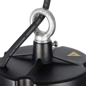 GLOBOSTAR® INDUSTRY 61704 Βιομηχανικό Φωτιστικό Καμπάνα High Bay UFO Τεχνολογίας Smart Group Linkable Control System 2.4Ghz με Αισθητήρα Κίνησης Microwave LED 100W 15000lm SDCM<5 90° AC 85-265V Αδιάβροχο IP65 IK08 Φυσικό Λευκό 5000K - 175 x Sanan Opto SMD Chip & TÜV SÜD Driver - Μαύρο Χυτό Αλουμίνιο - Μ26.5 x Π26.5 x Υ15cm - 5 Χρόνια Εγγύηση