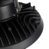 GLOBOSTAR® INDUSTRY 61705 Βιομηχανικό Φωτιστικό Καμπάνα High Bay UFO Τεχνολογίας Smart Group Linkable Control System 2.4Ghz με Αισθητήρα Κίνησης Microwave LED 150W 22500lm SDCM<5 90° AC 85-265V Αδιάβροχο IP65 IK08 Φυσικό Λευκό 5000K - 275 x Sanan Opto SMD Chip & TÜV SÜD Driver - Μαύρο Χυτό Αλουμίνιο - Μ26.5 x Π26.5 x Υ15cm - 5 Χρόνια Εγγύηση
