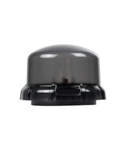 GLOBOSTAR® INDUSTRY-CAP 61707 Κάλυμμα με Zhaga Socket για τα Βιομηχανικά Φωτιστικά Καμπάνες High Bay UFO Τεχνολογίας Smart Group Linkable Control System 2.4Ghz Αδιάβροχο IP65 Μαύρο Πλαστικό ABS – Μ5 x Π5 x Υ3.5cm