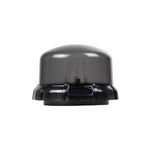 GLOBOSTAR® INDUSTRY-CAP 61707 Κάλυμμα με Zhaga Socket για τα Βιομηχανικά Φωτιστικά Καμπάνες High Bay UFO Τεχνολογίας Smart Group Linkable Control System 2.4Ghz Αδιάβροχο IP65 Μαύρο Πλαστικό ABS – Μ5 x Π5 x Υ3.5cm