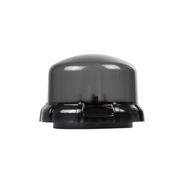 GLOBOSTAR® INDUSTRY-CAP 61707 Κάλυμμα με Zhaga Socket για τα Βιομηχανικά Φωτιστικά Καμπάνες High Bay UFO Τεχνολογίας Smart Group Linkable Control System 2.4Ghz Αδιάβροχο IP65 Μαύρο Πλαστικό ABS – Μ5 x Π5 x Υ3.5cm