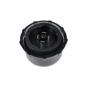 GLOBOSTAR® INDUSTRY-CAP 61707 Κάλυμμα με Zhaga Socket για τα Βιομηχανικά Φωτιστικά Καμπάνες High Bay UFO Τεχνολογίας Smart Group Linkable Control System 2.4Ghz Αδιάβροχο IP65 Μαύρο Πλαστικό ABS – Μ5 x Π5 x Υ3.5cm
