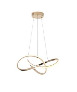 ΦΩΤΙΣΤΙΚΟ ΚΡΕΜΑΣΤΟ ΑΛΟΥΜΙΝΙΟ LED 30W 3000Κ 2000Lm Φ60mm ΧΡΥΣΟ ARTE ILLUMINA VENUS