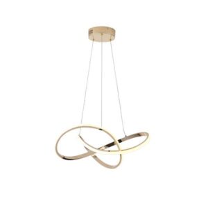 ΦΩΤΙΣΤΙΚΟ ΚΡΕΜΑΣΤΟ ΑΛΟΥΜΙΝΙΟ LED 30W 3000Κ 2000Lm Φ60mm ΧΡΥΣΟ ARTE ILLUMINA VENUS