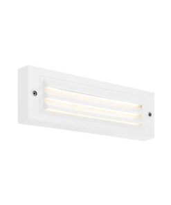 ΦΩΤΙΣΤΙΚΟ ΤΟΙΧΟΥ ΜΕ ΓΡΙΛΙΕΣ LED 6W 255X42X90 3CCT IP65 ΛΕΥΚΟ ARTE ILLUMINA SENARIO