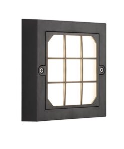 ΦΩΤΙΣΤΙΚΟ ΤΟΙΧΟΥ LED 6W 135X135X32 3CCT IP65 ΜΑΥΡΟ ARTE ILLUMINA SENARIO