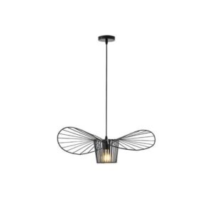 ΦΩΤΙΣΤΙΚΟ ΚΡΕΜΑΣΤΟ ΜΕΤΑΛΛΟ 1XE27  MAX 40W 600X600X1270mm ΜΑΥΡΟ ARTE ILLUMINA CAP